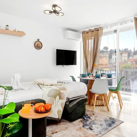 5 Pers - Centre - Climatise Apartamento Menton